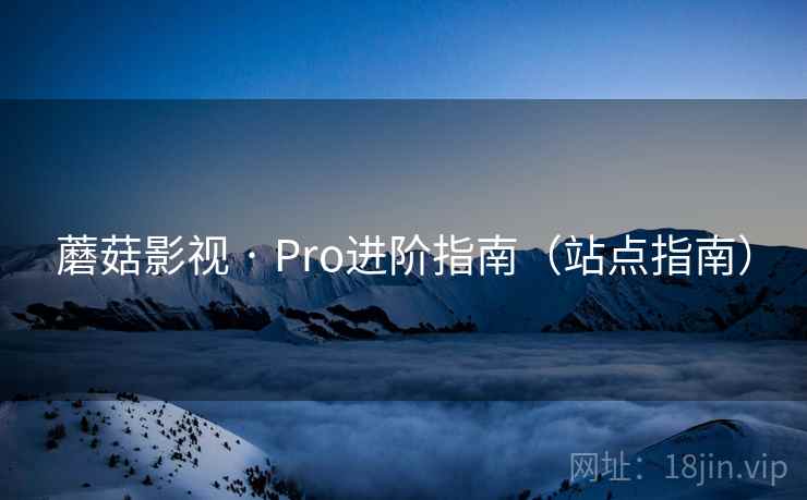 蘑菇影视 · Pro进阶指南（站点指南）