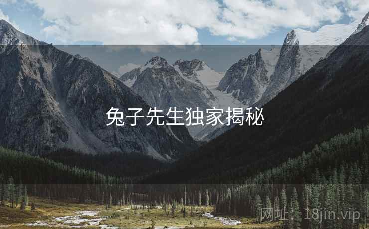 兔子先生独家揭秘