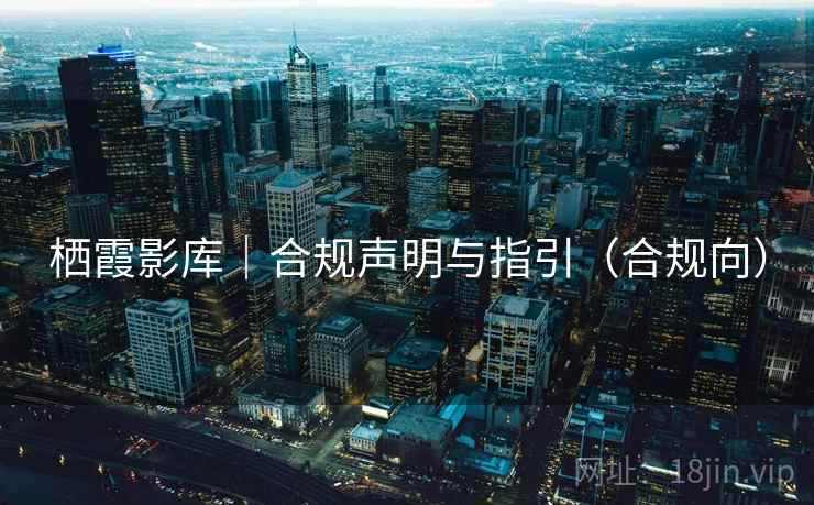 栖霞影库|合规声明与指引(合规向)  第1张 栖霞影库|合规声明与指引(合规向)  第1张