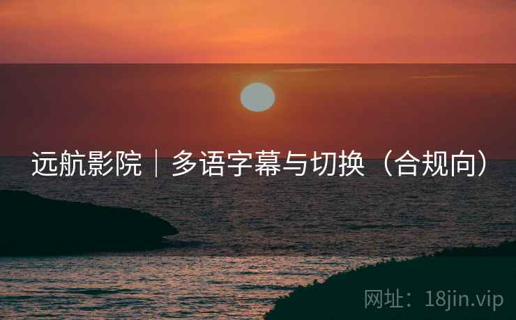 远航影院|多语字幕与切换(合规向)